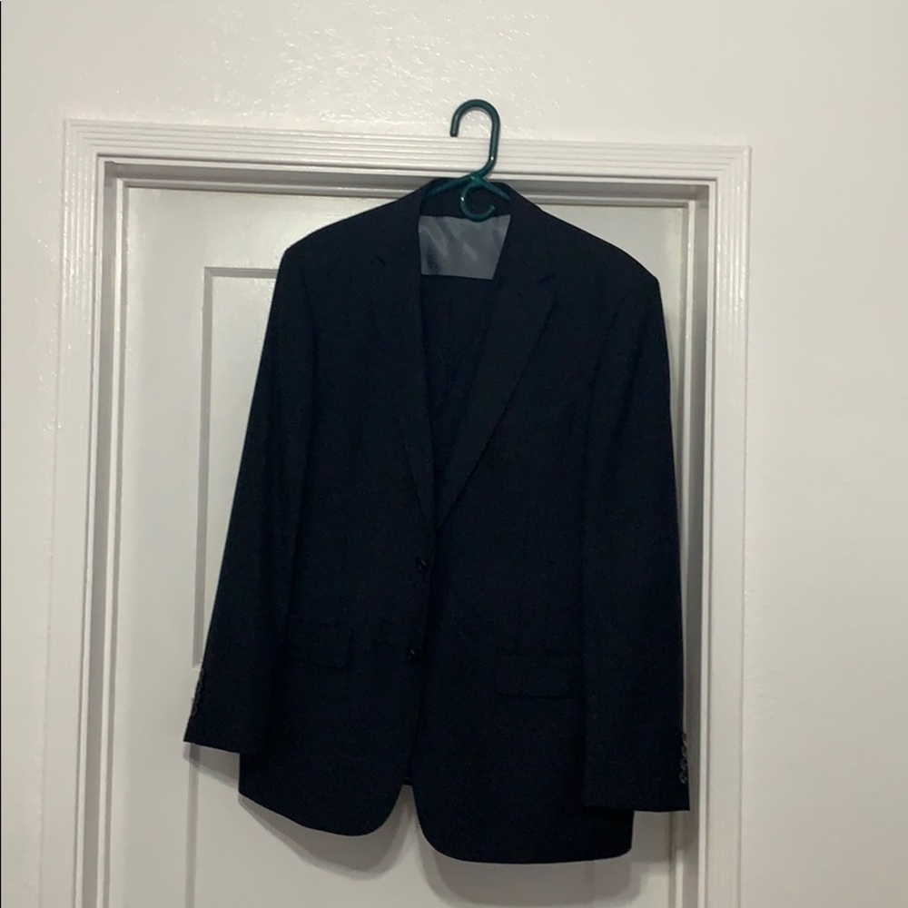 Sergio Valentino Black 3 Piece Suit.